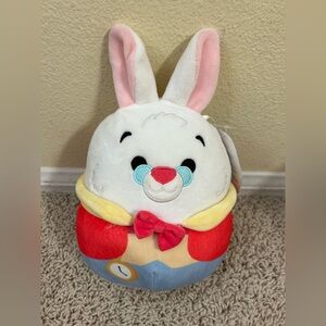 Squishmallows Disney Alice in Wonderland White Rabbit 7” (9” w/ears) Plush W/tag